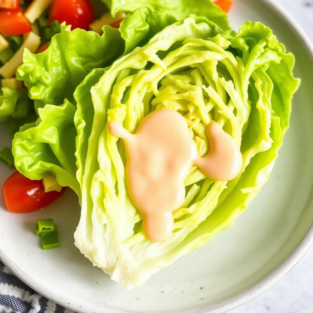 Isbergsalat med russisk dressing