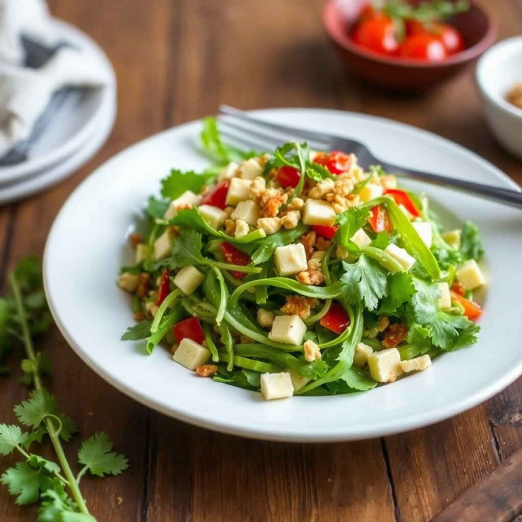 Ital-Cal asiatisk Caesar-salat