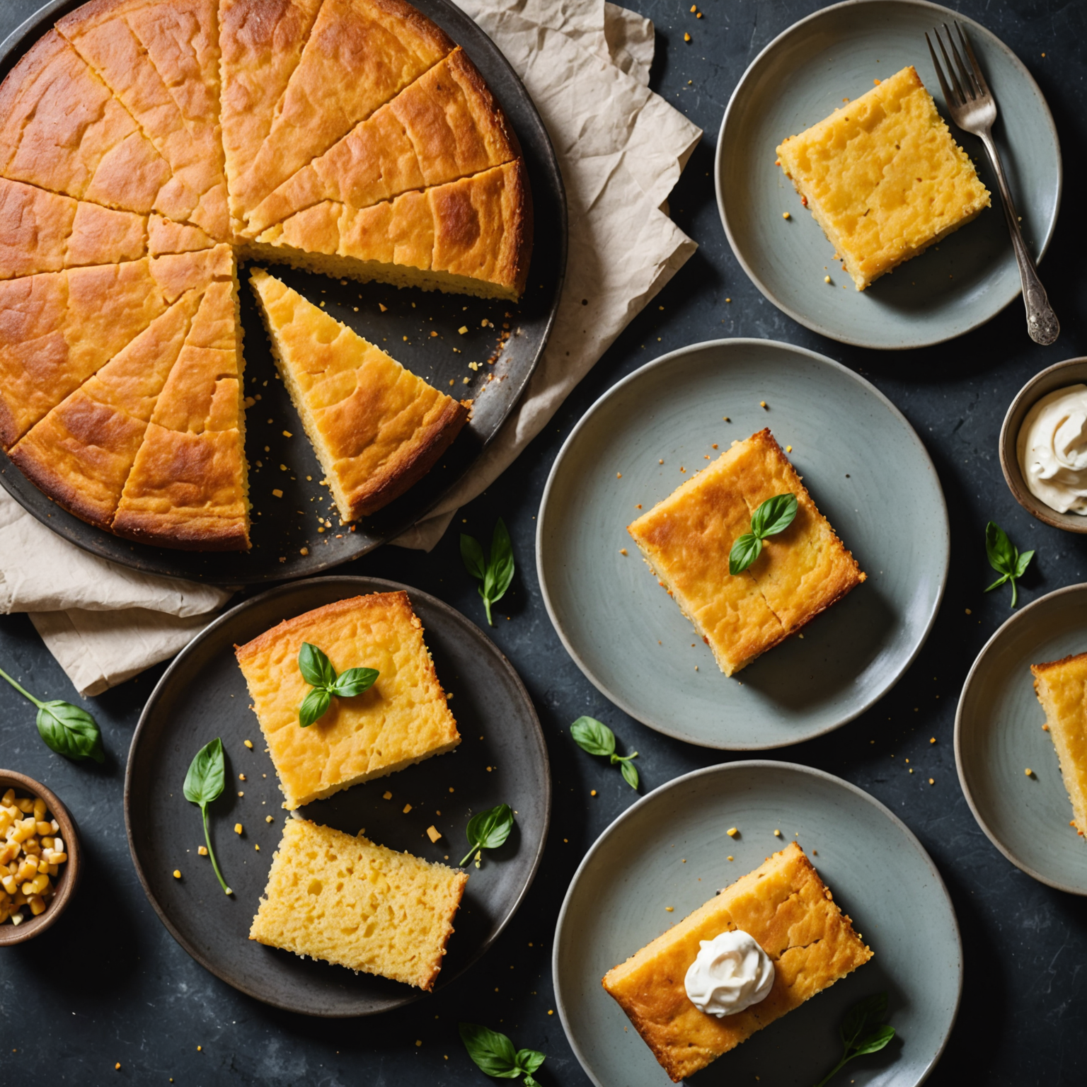 Italiensk brød med mais