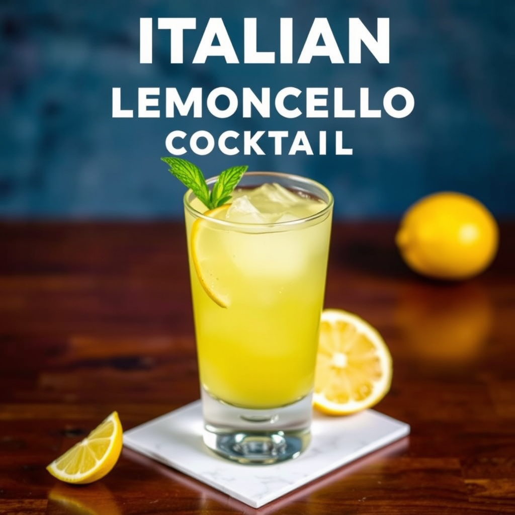 Italiensk Limoncello-cocktail