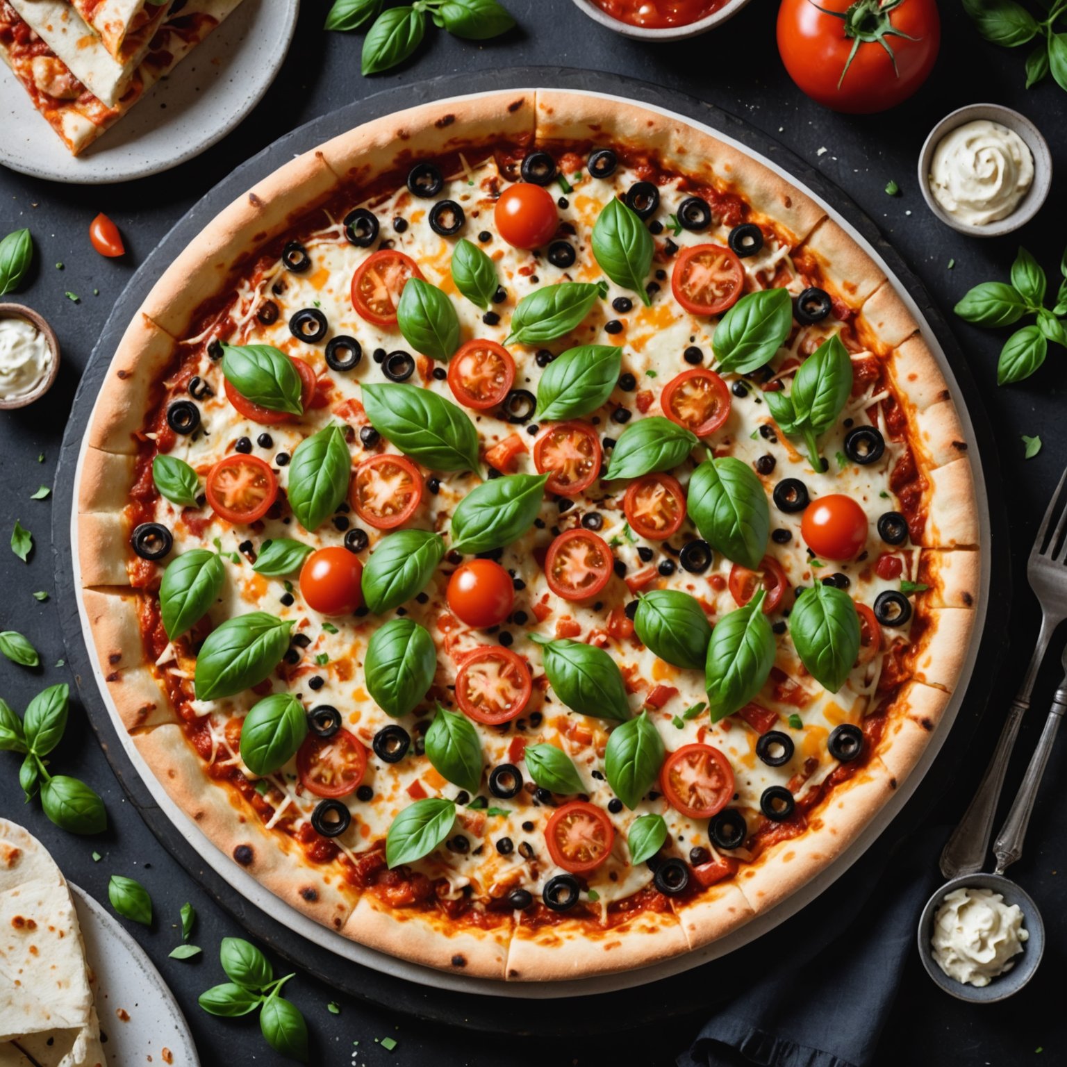 Italiensk tortilla-pizza