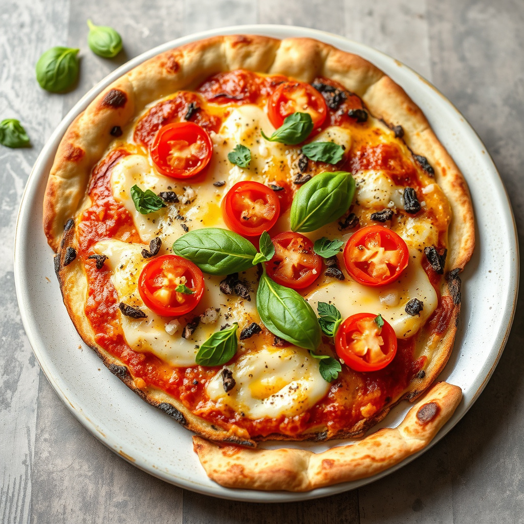Italiensk tortilla-pizza