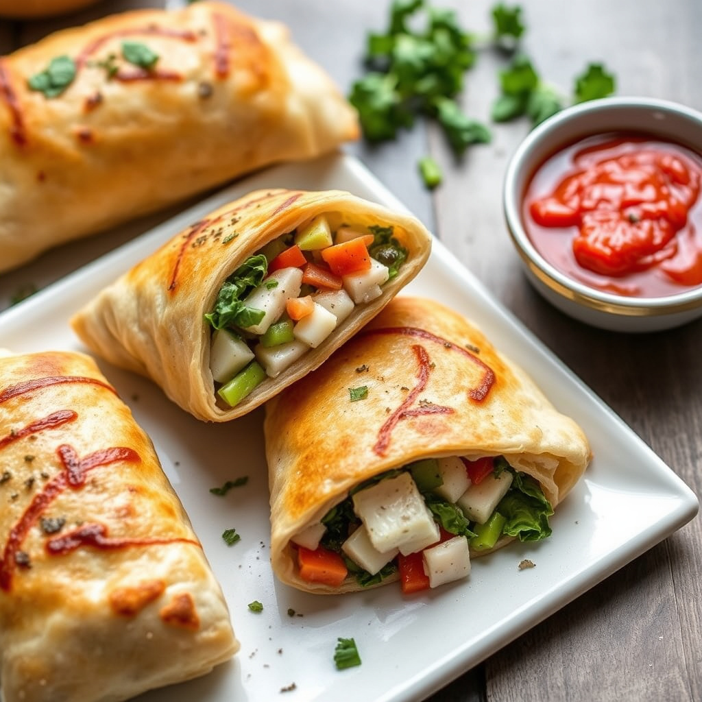 Italienske fisk- og grønnsakspakker