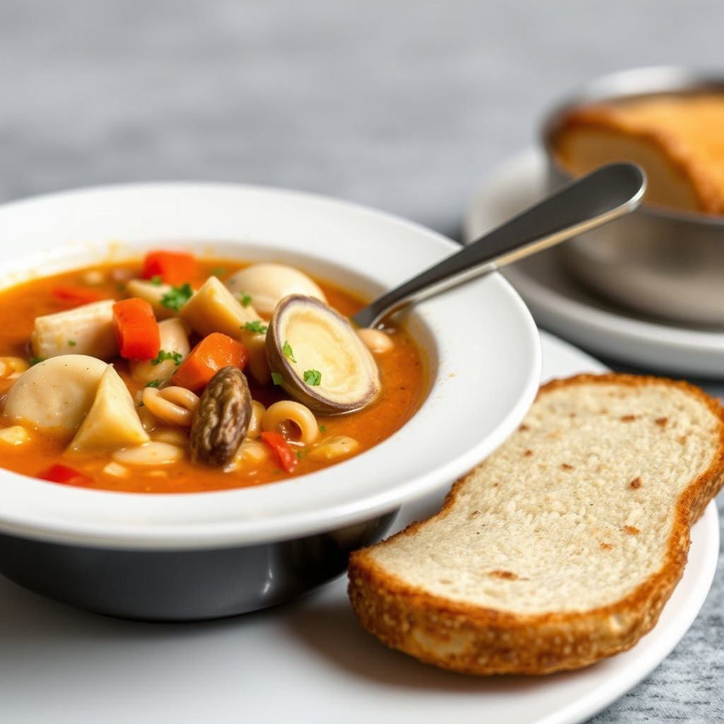 Jaspers Manhattan-suppe med kamskjell