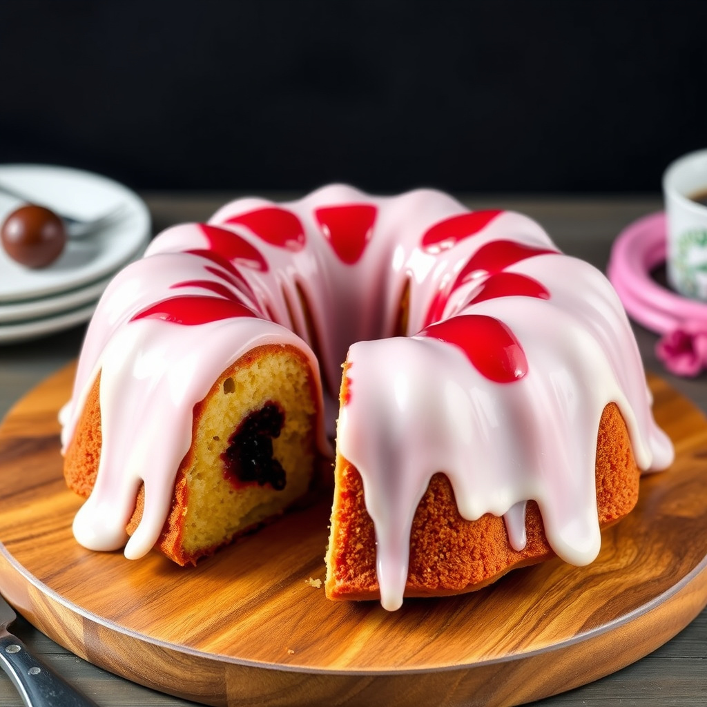 Jelly Doughnut Bundt-kake