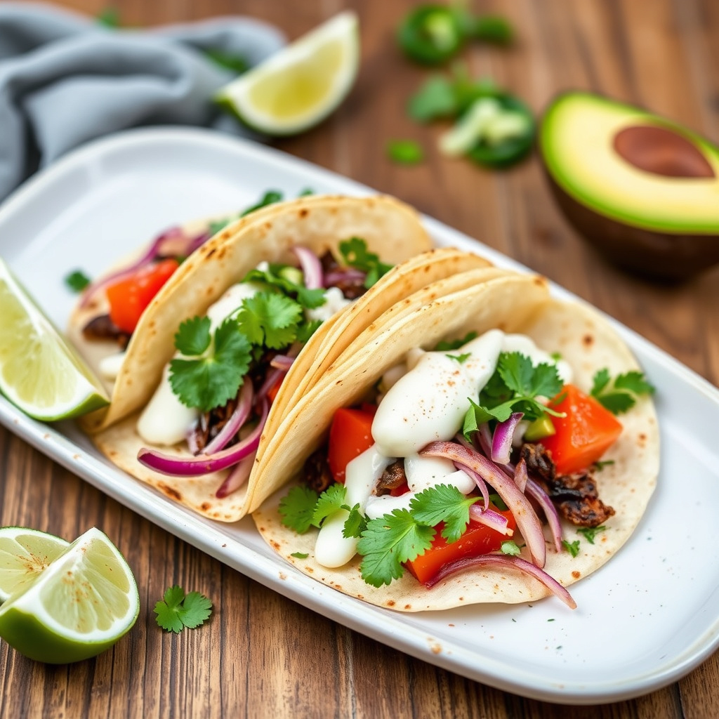 Jicama-tacos