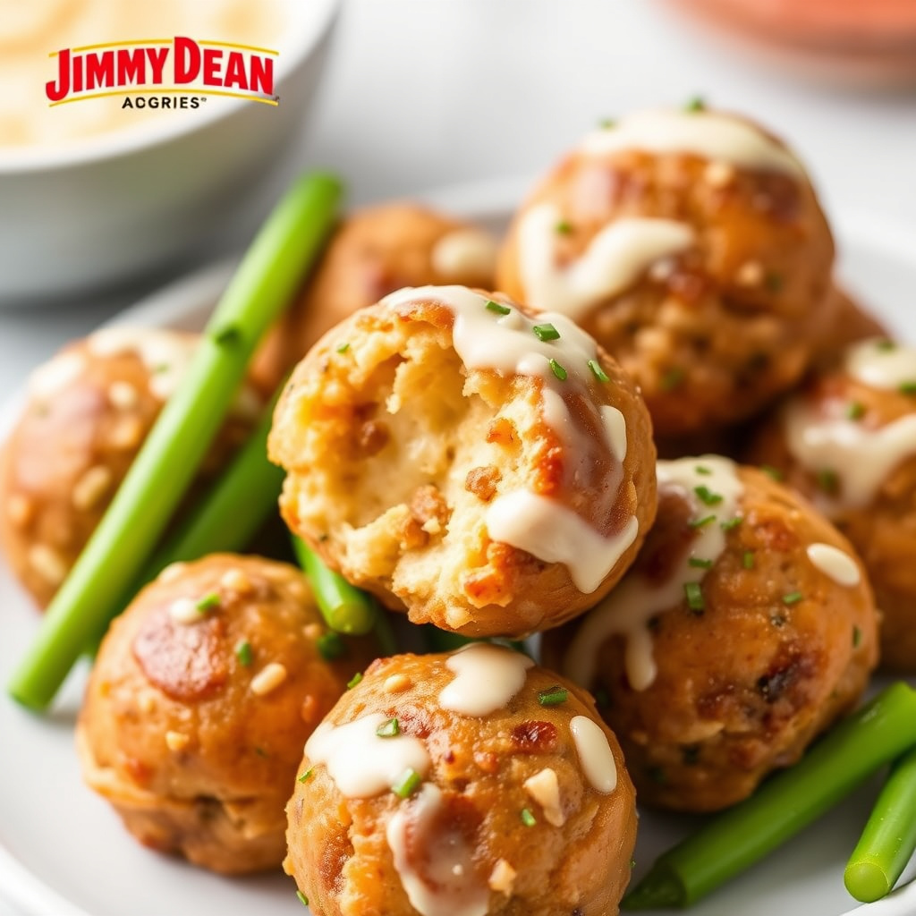 Jimmy Dean pølse- og osteboller