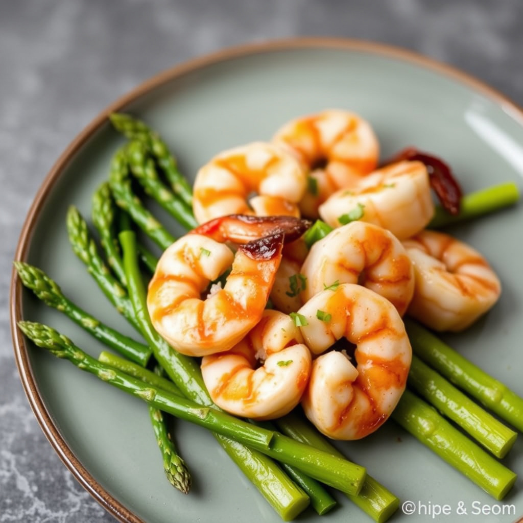 Jumbo reker og asparges