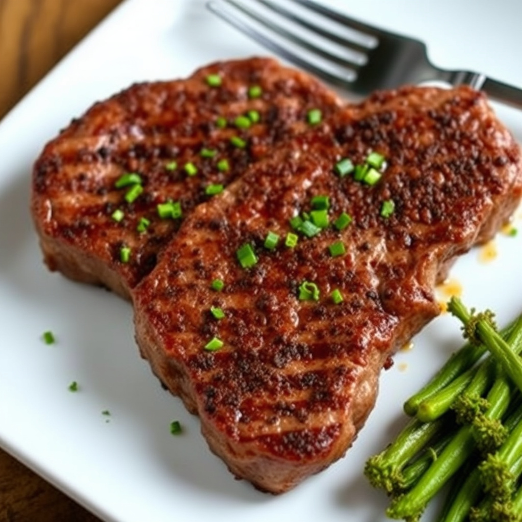 Kakao- og krydret New York Strip-biff for to