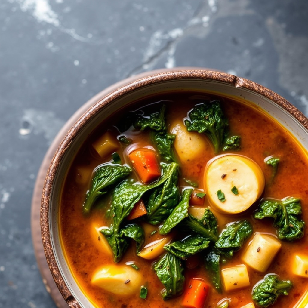 Kale Minestrone med Pistou