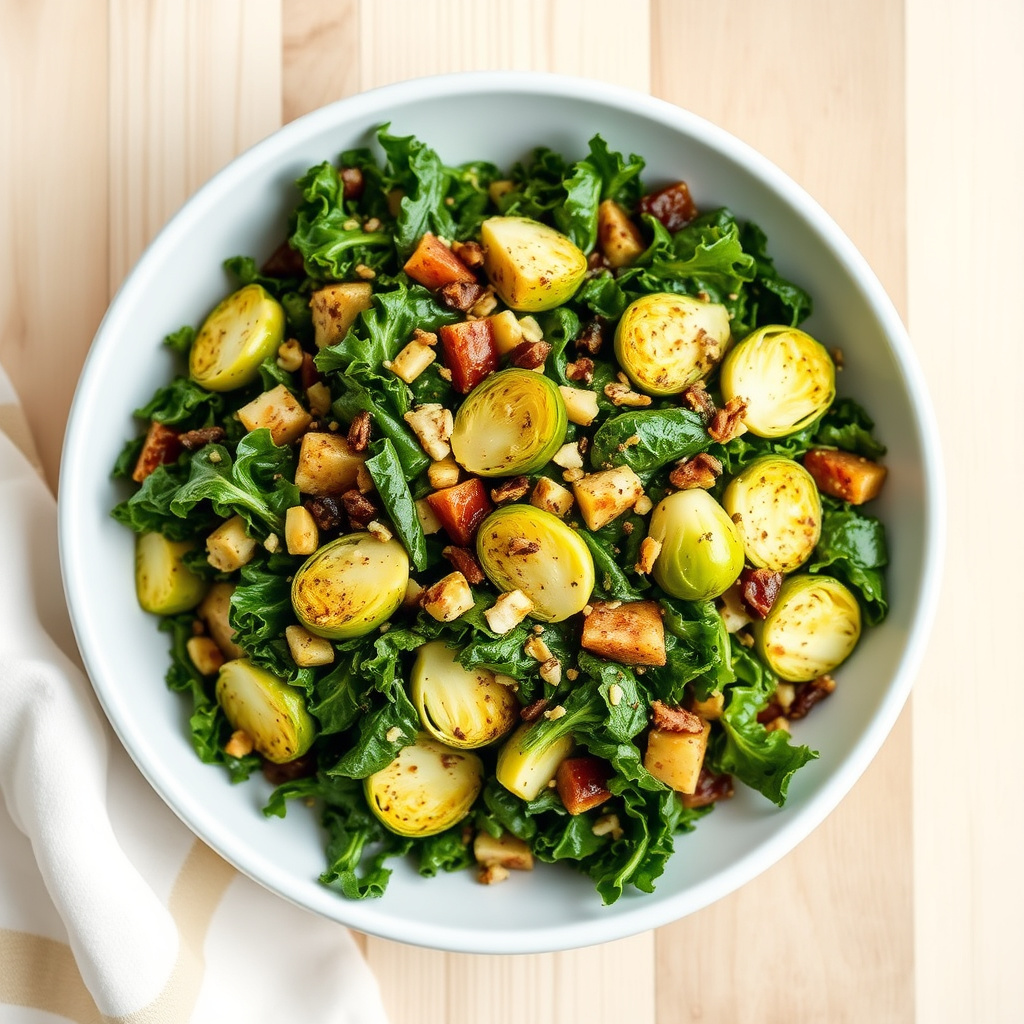 Kale- og rosenkålssalat