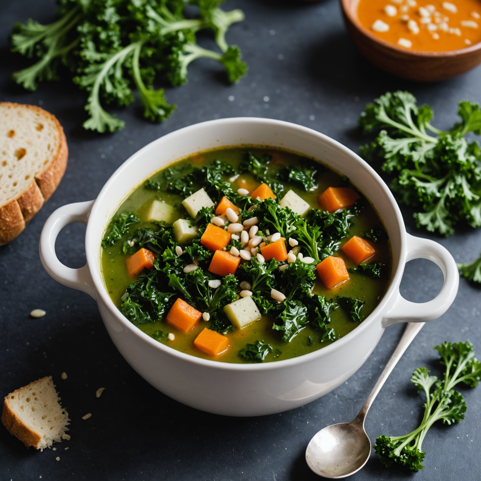 Kale-suppe