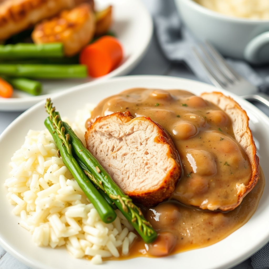 Kalkunbryst med saus