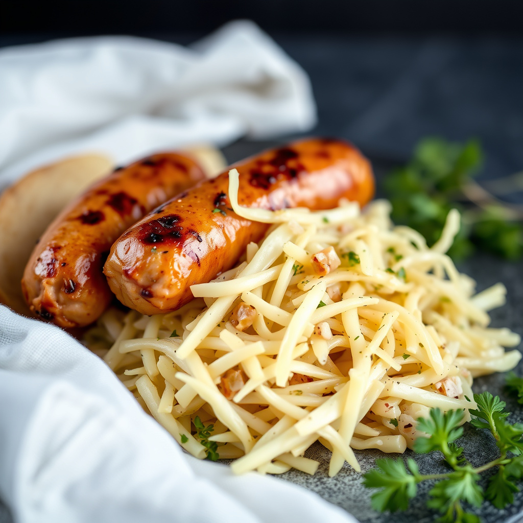 Kalkunpølse med fennikelsurkål