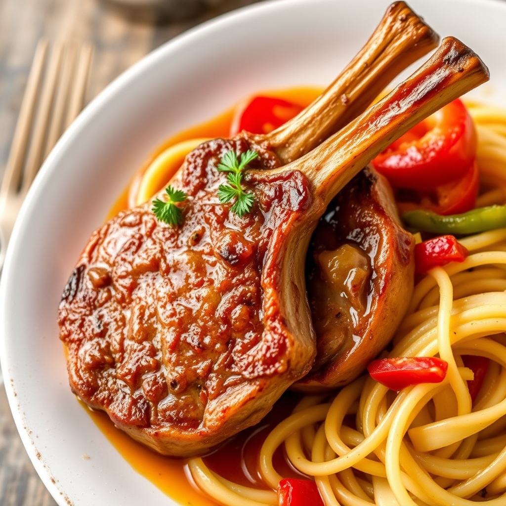 Kalvekjaker med paprika