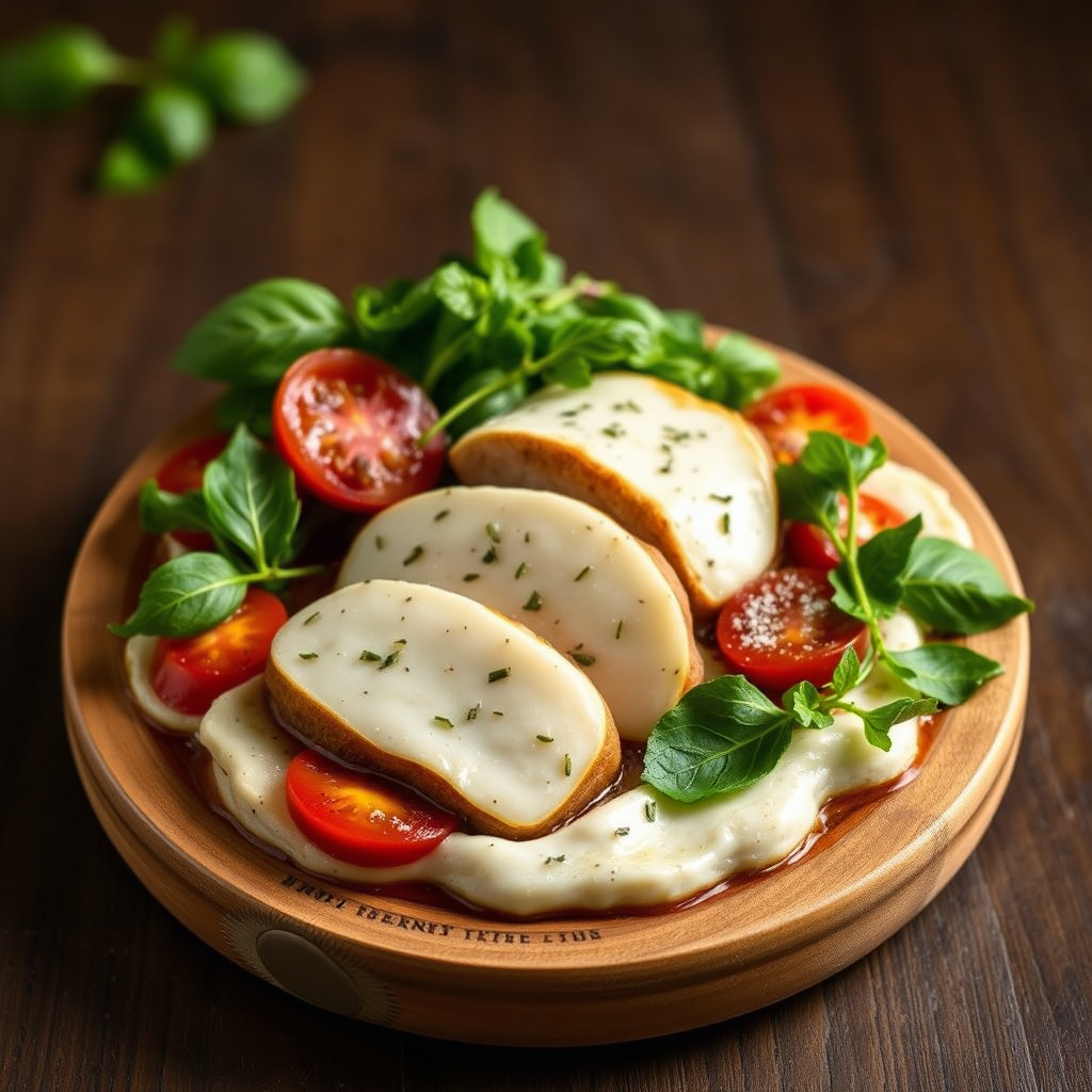 Kalvekjøtt med mozzarella