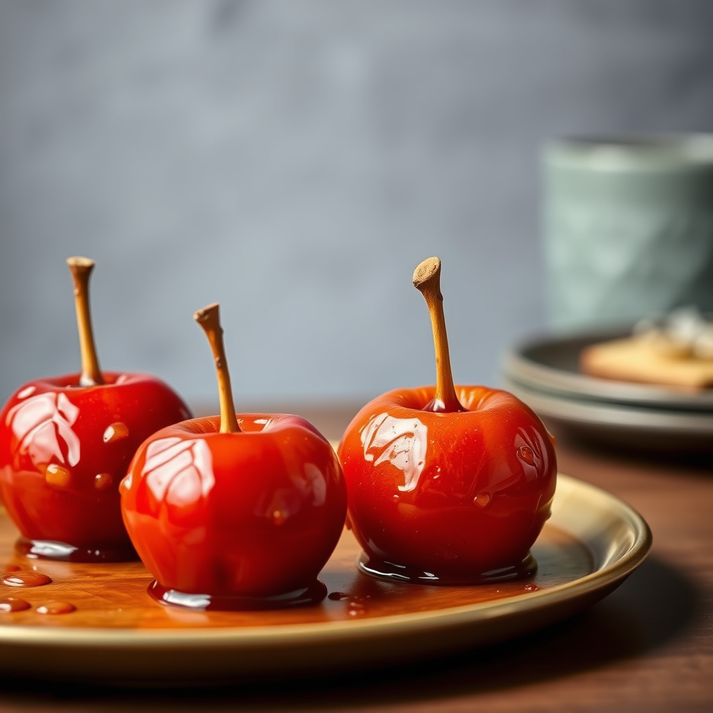 Kandisert eplesmoothie med karamell