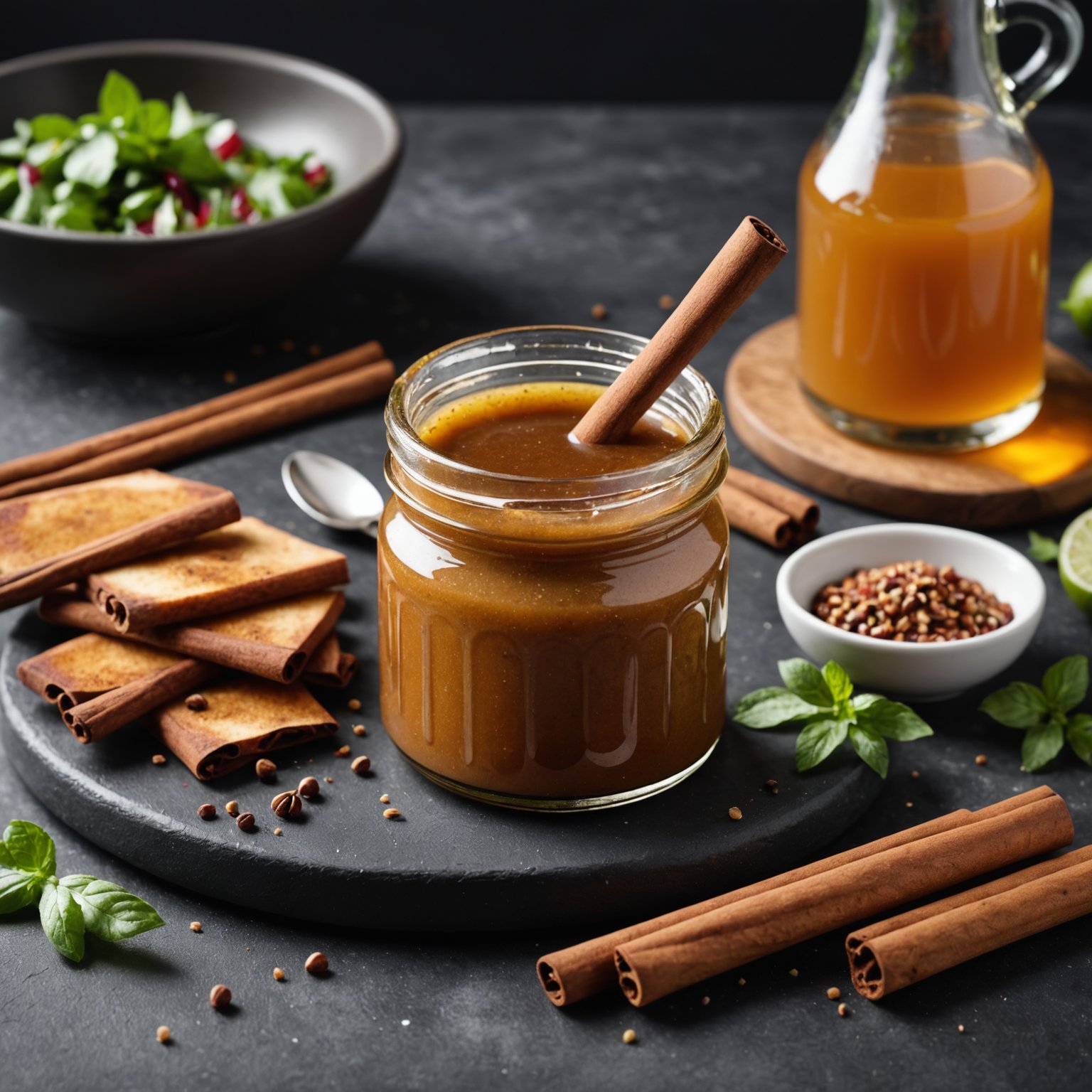 Kanelvinaigrette med ingefær
