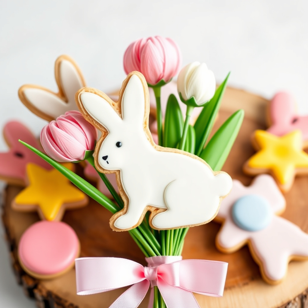 Kaninutskjæringskjeksbukett