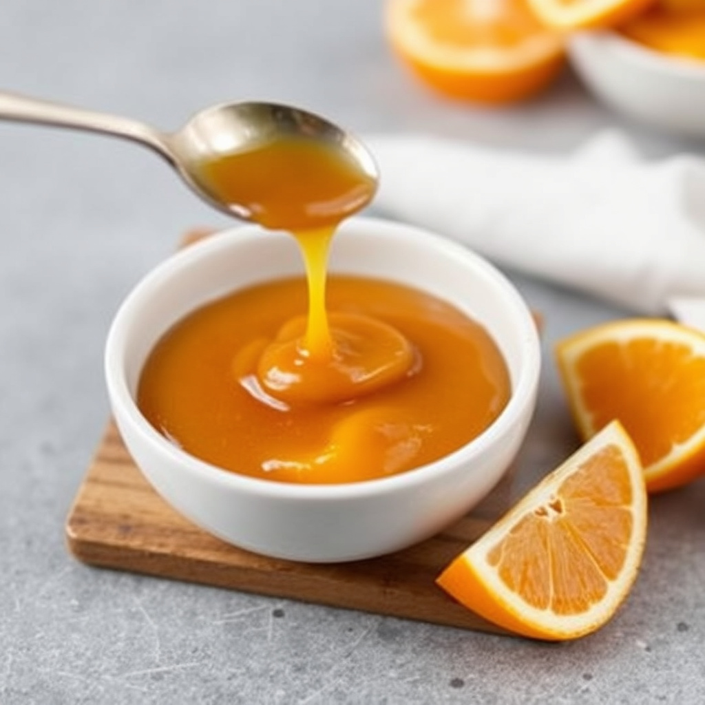 Karamell- og appelsinsaus