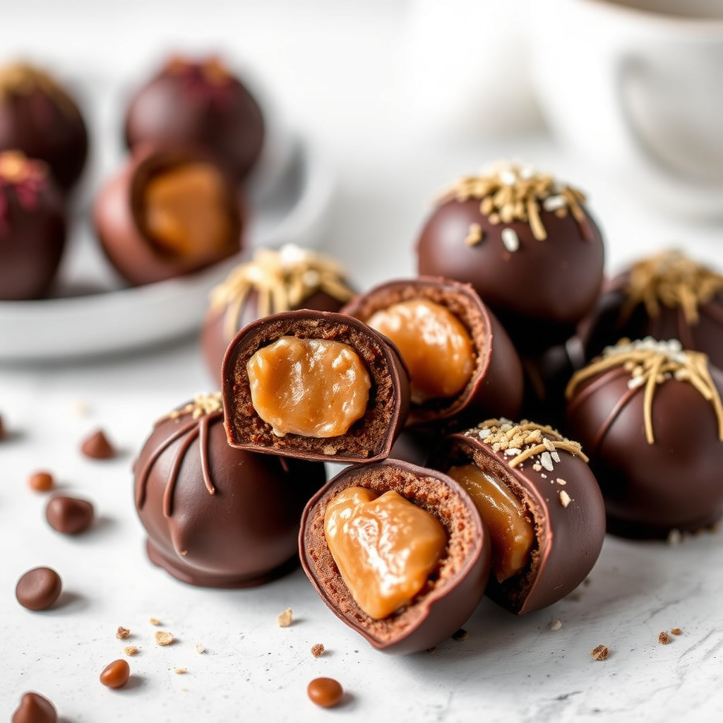 Karamellfylte sjokoladebonbons