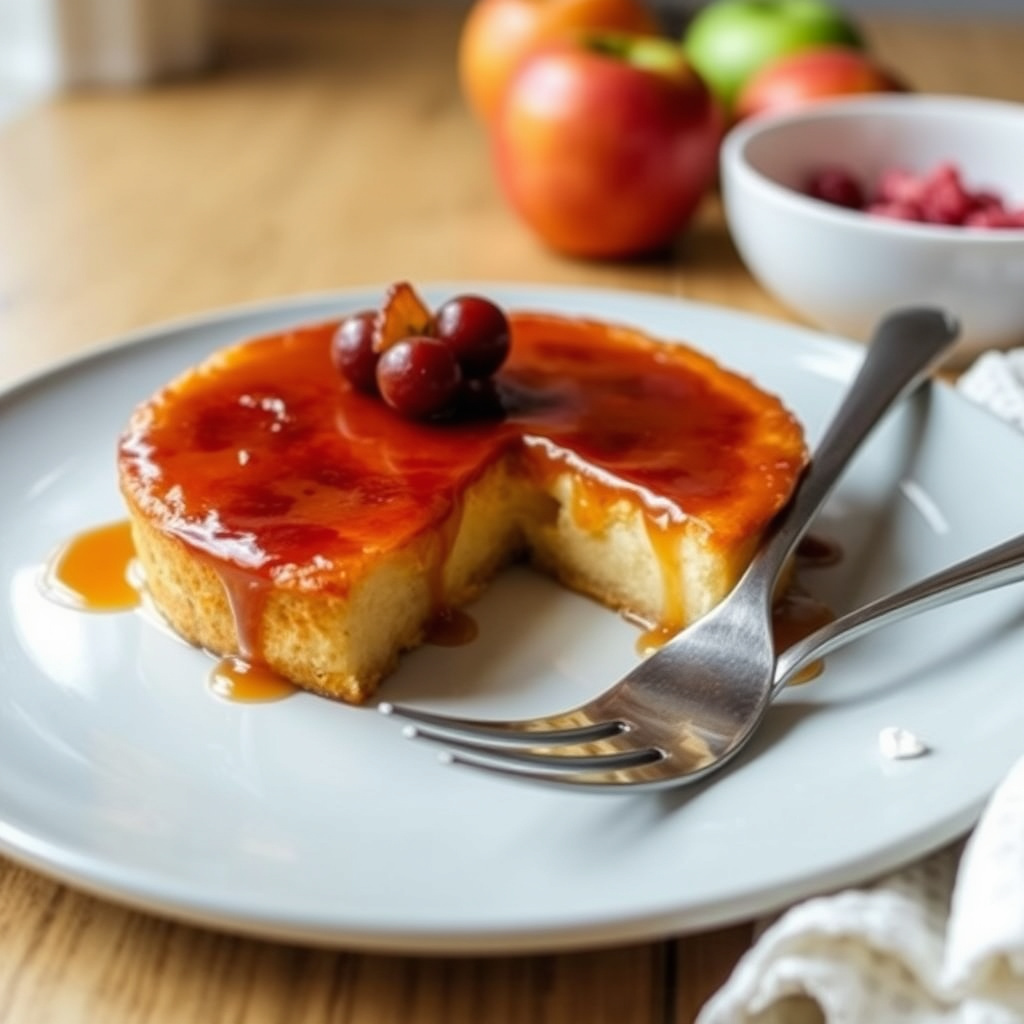 Karamellisert epleflan