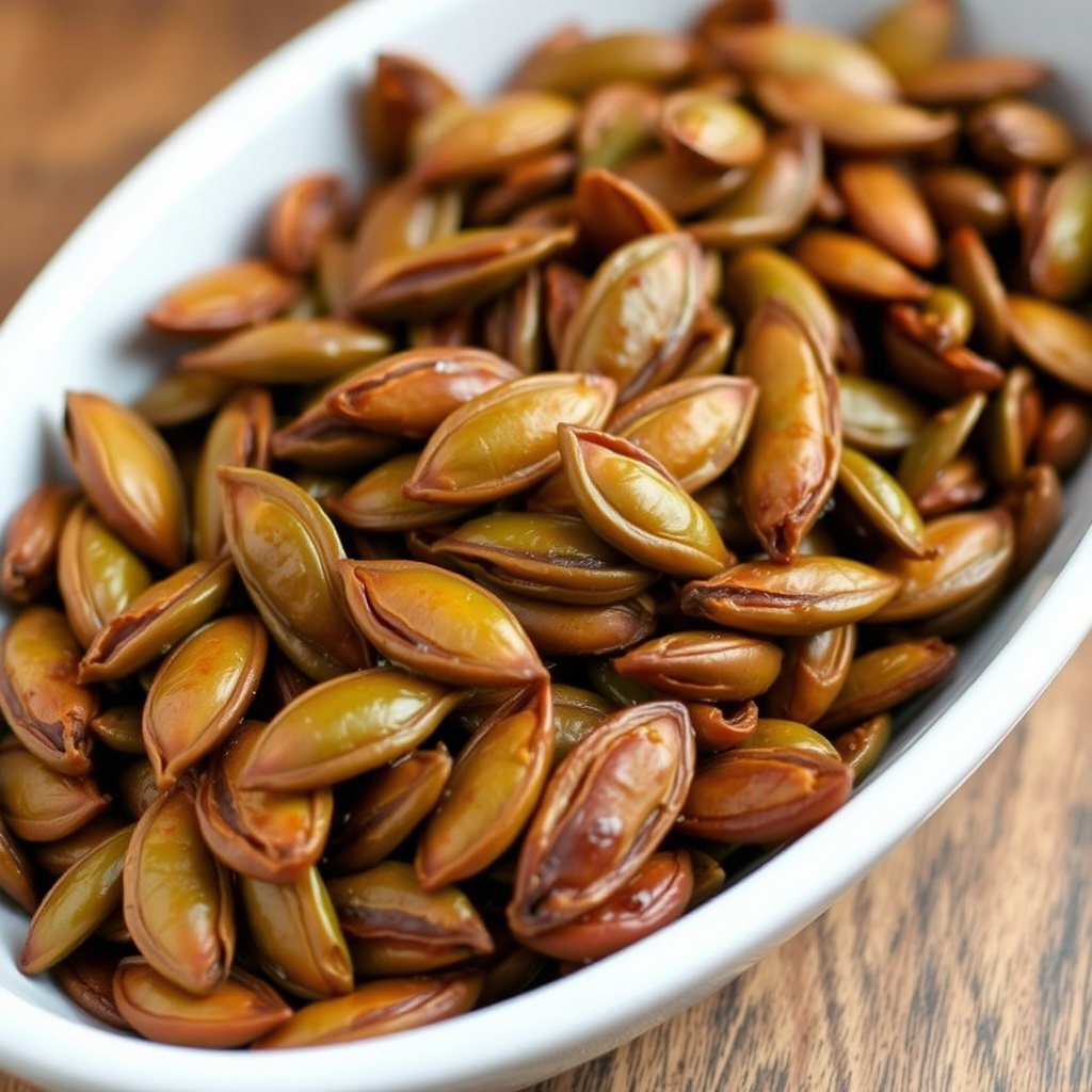 Karamelliserte gresskarkjerner