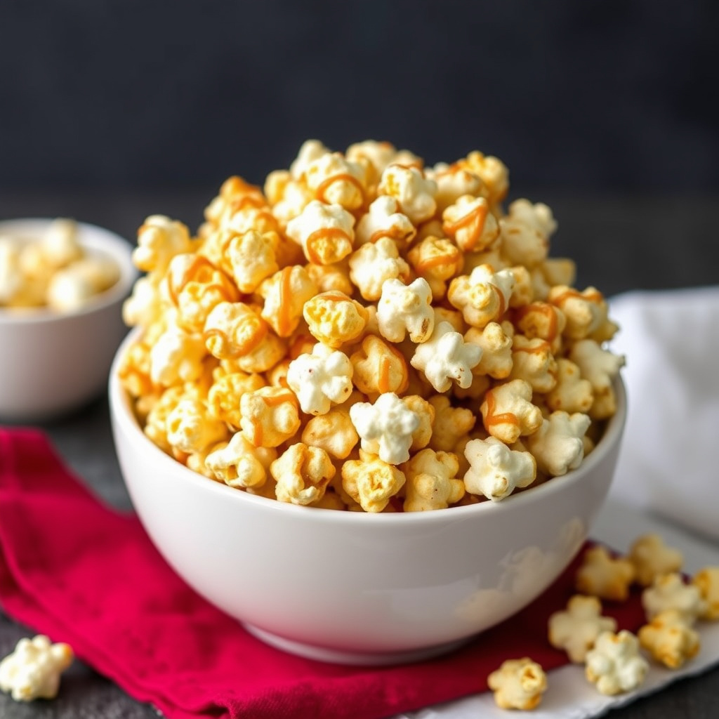 Karamellpopcornskål