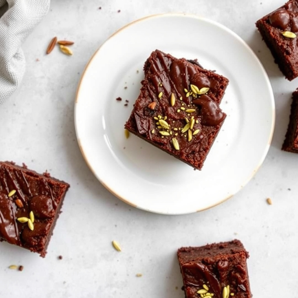 Kardemomme- og fennikelsmørbrød med brownies