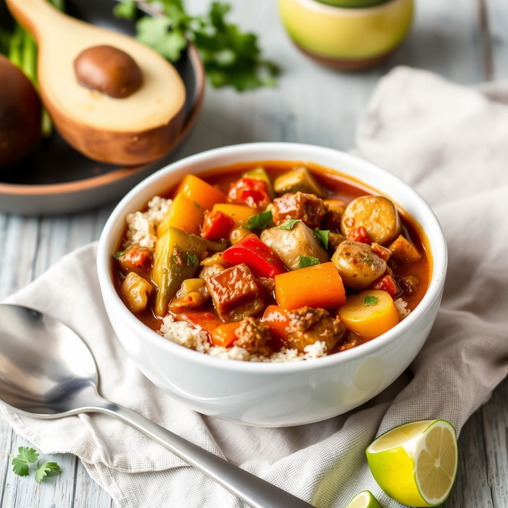 Karibisk grønnsaksgryte