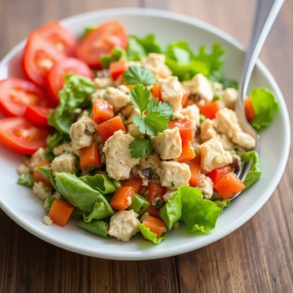 Karibisk kyllingsalat