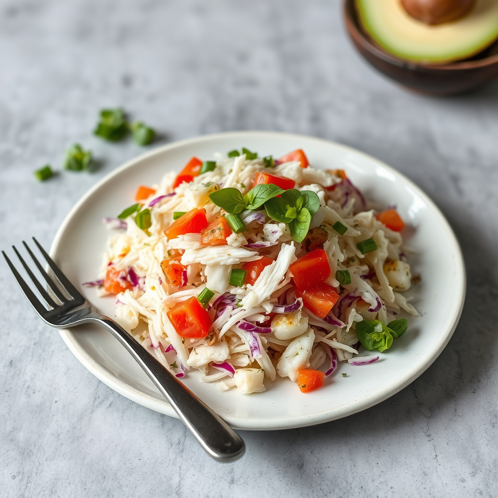 Katalansk salat med salt torsk