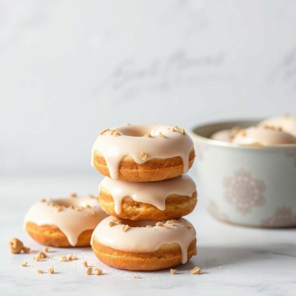 Kefirmaknekk med muskatnøtt og drop doughnuts