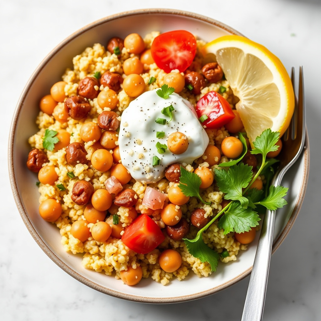 Kikert- og couscousrett