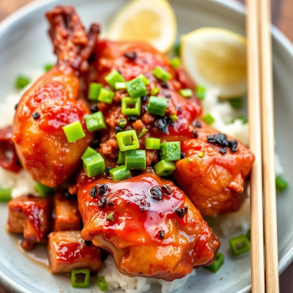 Kinesisk røkt kylling