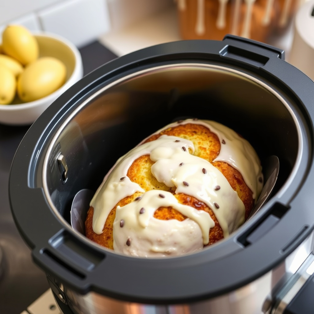 King Cake i brødmaskin med kanel og pekannøtter