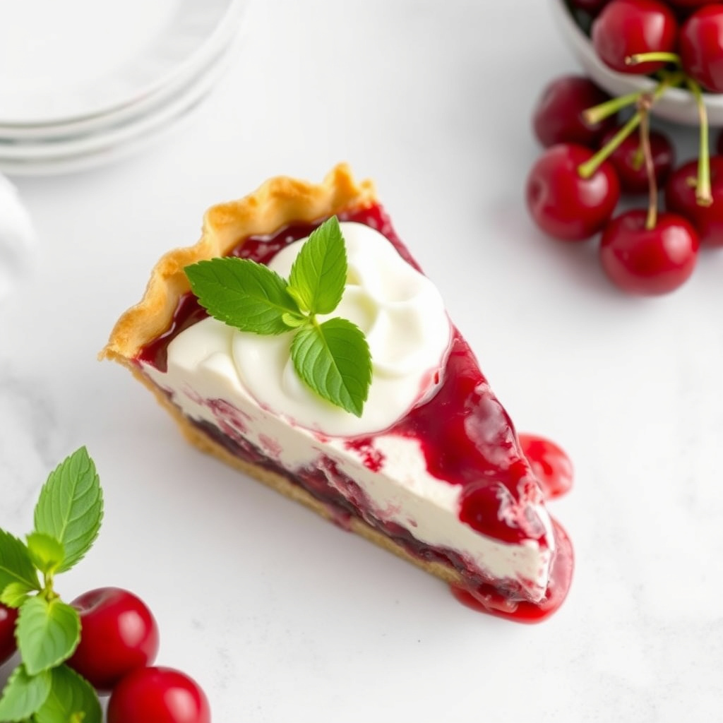 Kirsebær-ostekake