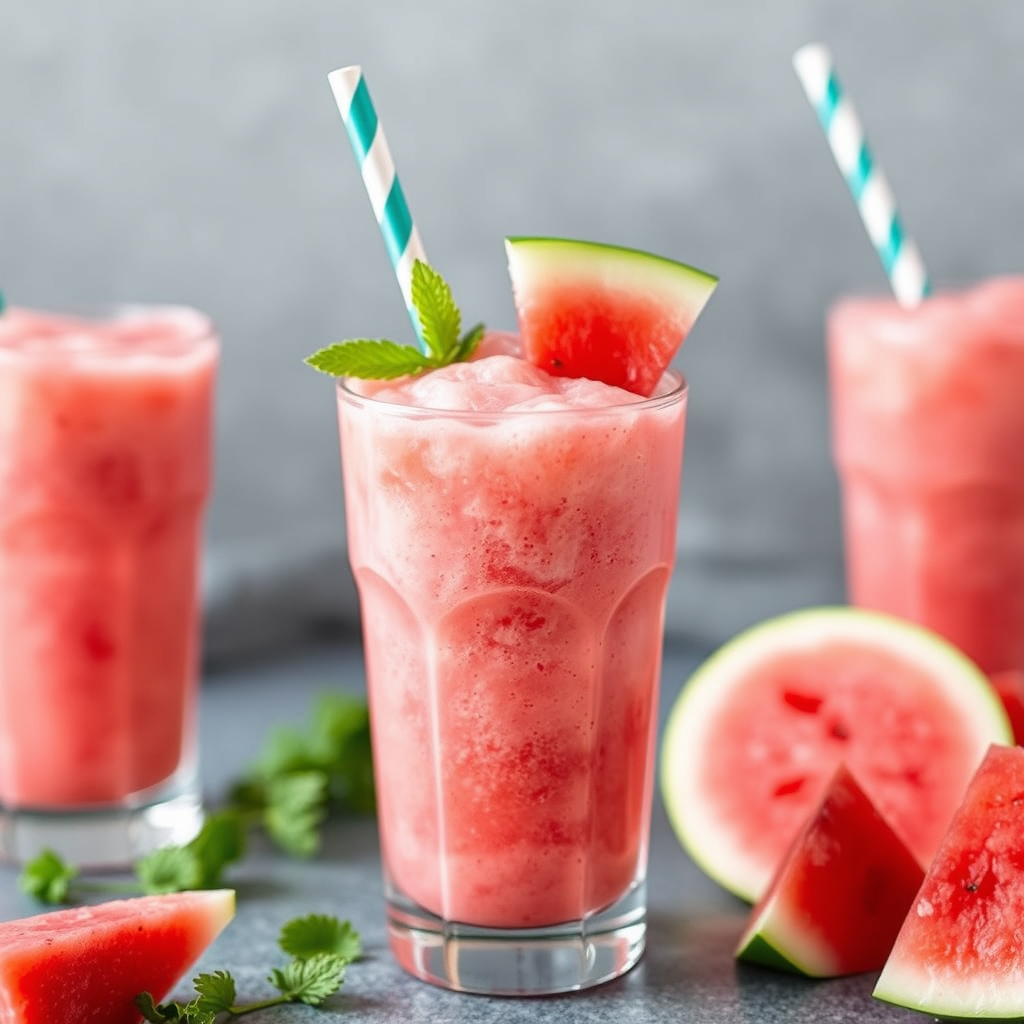 Kjølige vannmelon-glasurer