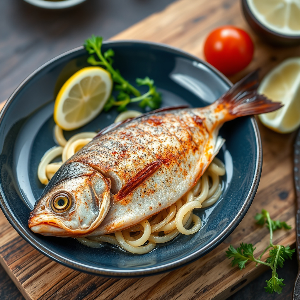 Klar, svømmende fisk