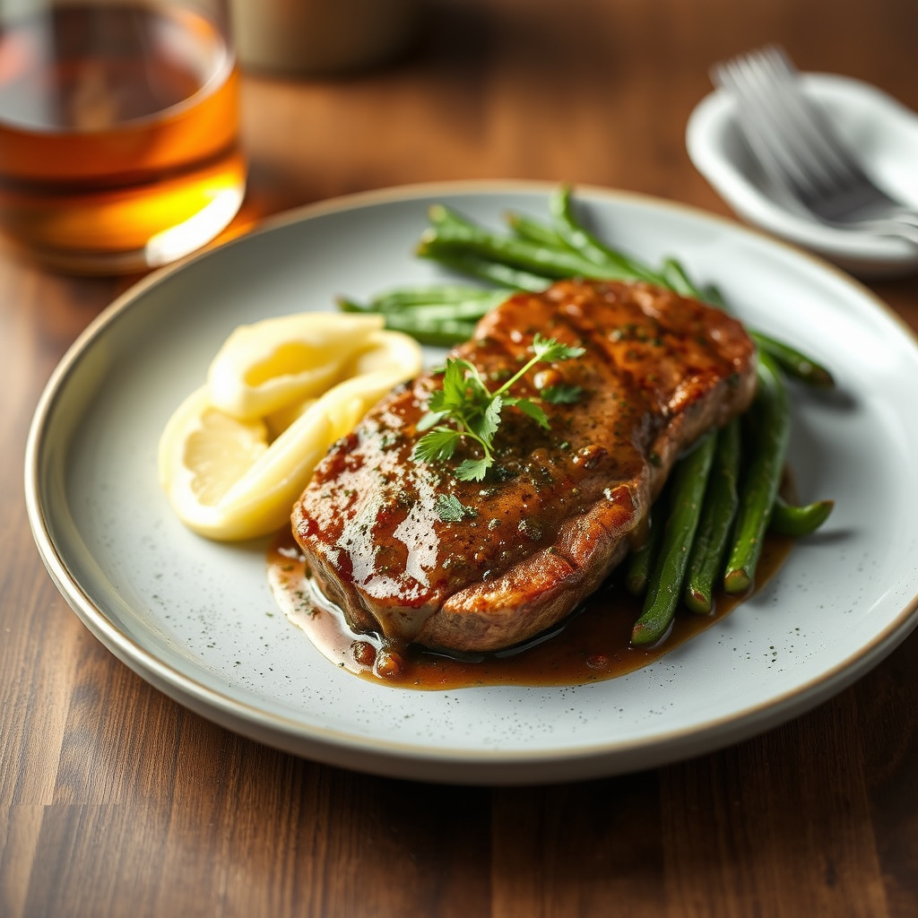 Klassisk filet med porcini- og marsala-pansaus
