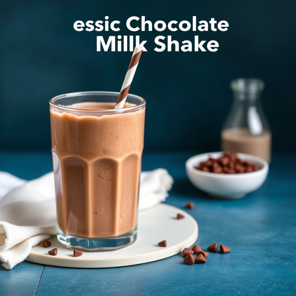Klassisk sjokolademilkshake