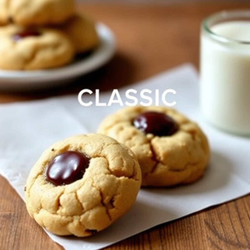 Klassiske thumbprint-kaker