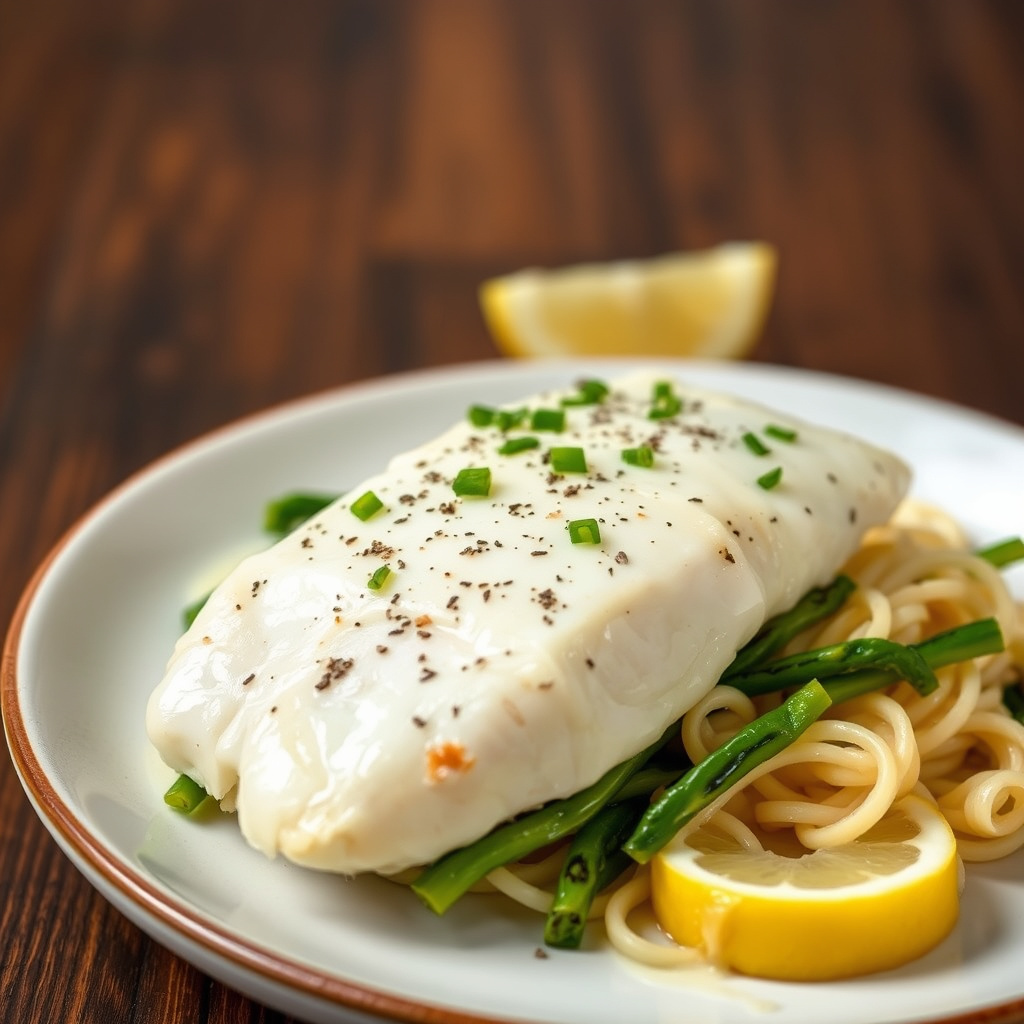 Tilapia i kokosmelk med ingefær og poteter