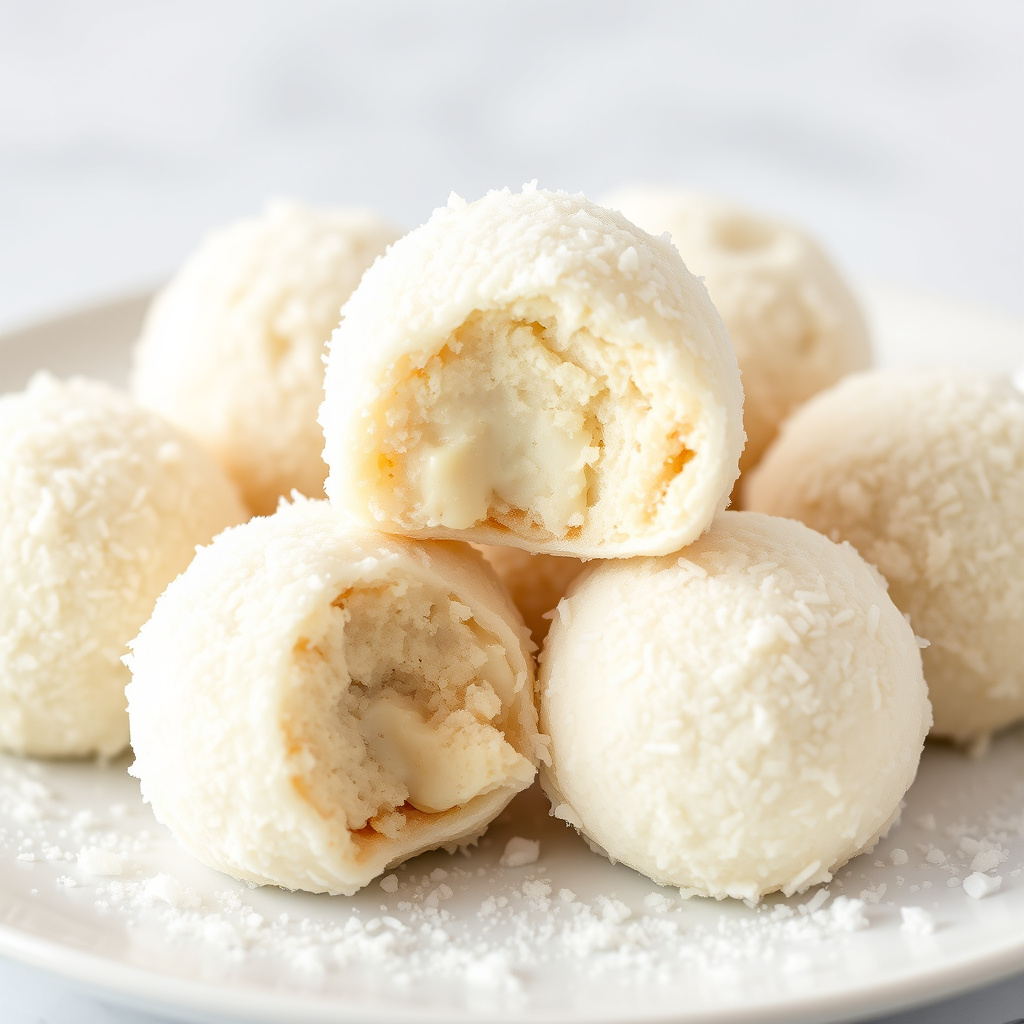 Kokosnøtt-sneballer