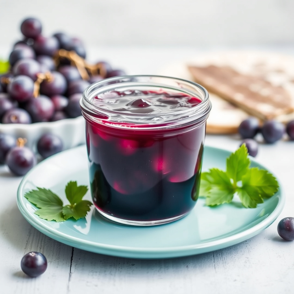 Koncord-druemarmelade