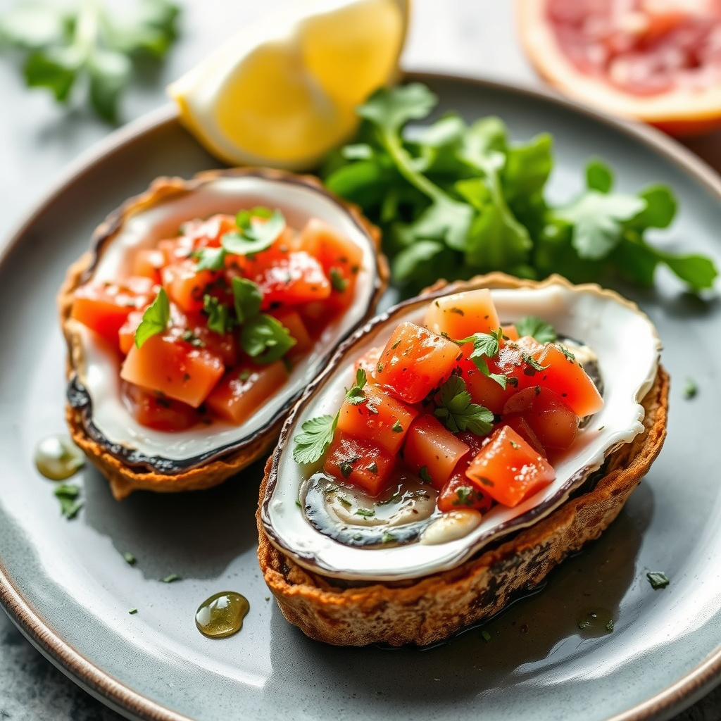 Kongeøstersopp Bruschetta