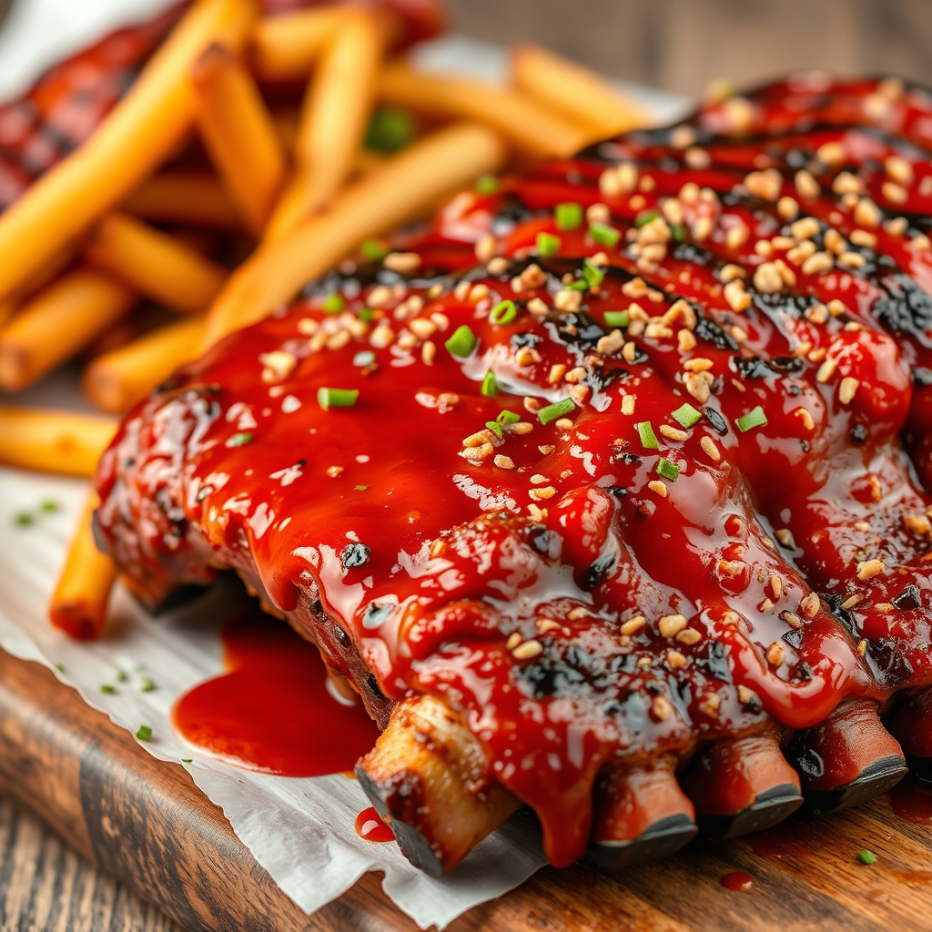 Konkurranse for grillribber med barbeque