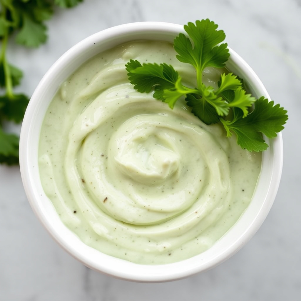 Korianderkrem