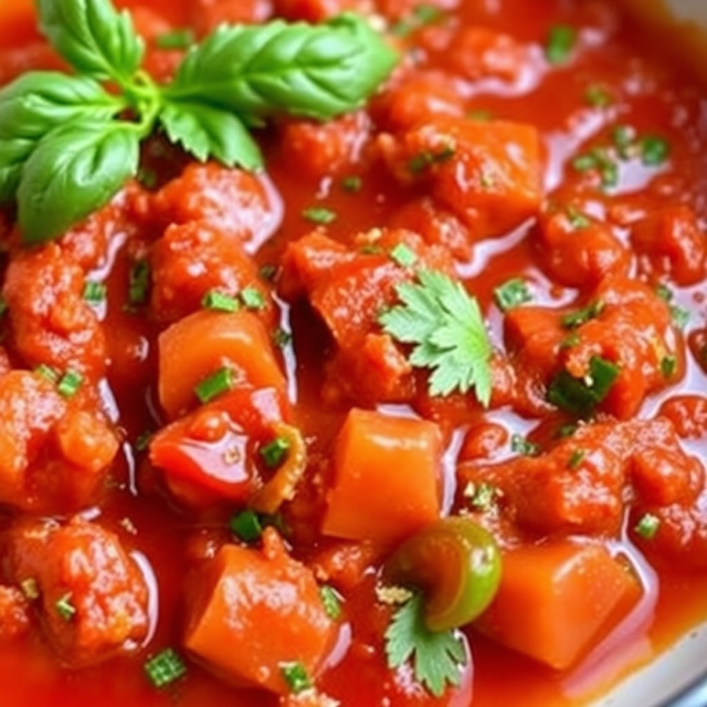 Kraftig marinara-saus