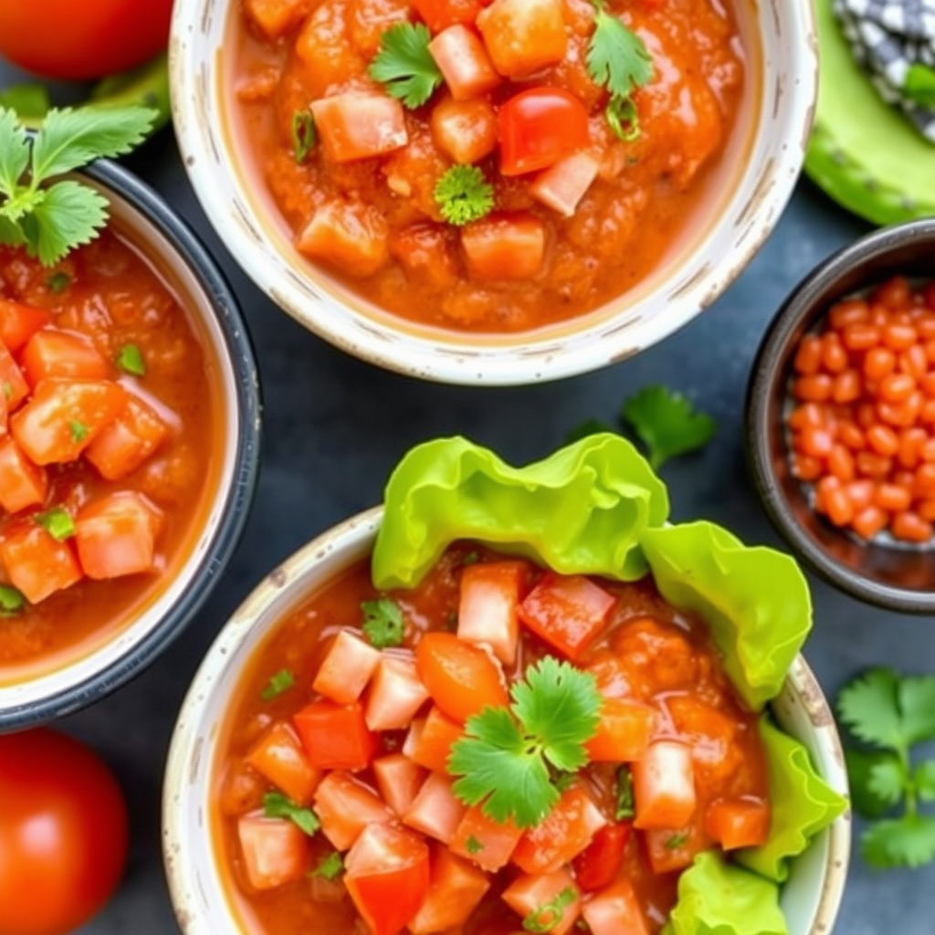 Kraftig og krydret tomatsalsa